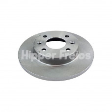 DISCO DE FREIO DIANTEIRO SOLIDO, RENAULT CLIO, LOGAN, SANDERO, TWINGO 238MM 4 FUROS HF705