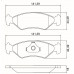 PASTILHA DE FREIO BOSCH BB55, FORD FIESTA, FORD KA, 